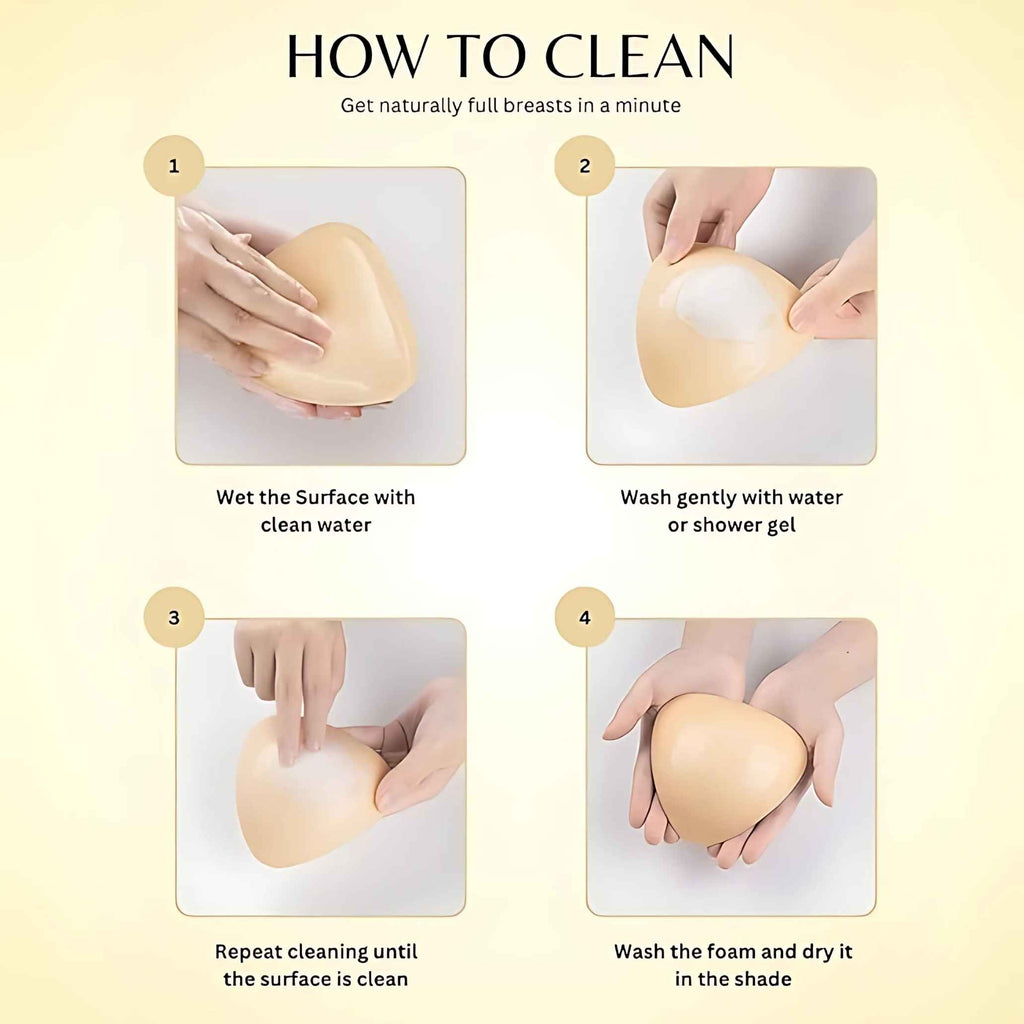 Instant Lift Sticky Bra Inserts – Reusable & Waterproof Push-Up Pads
