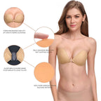Invisible Adhesive Bra – Strapless & Backless for Deep V-Necks