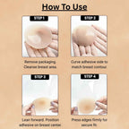 Premium Reusable Nipple Covers – Invisible & Hypoallergenic