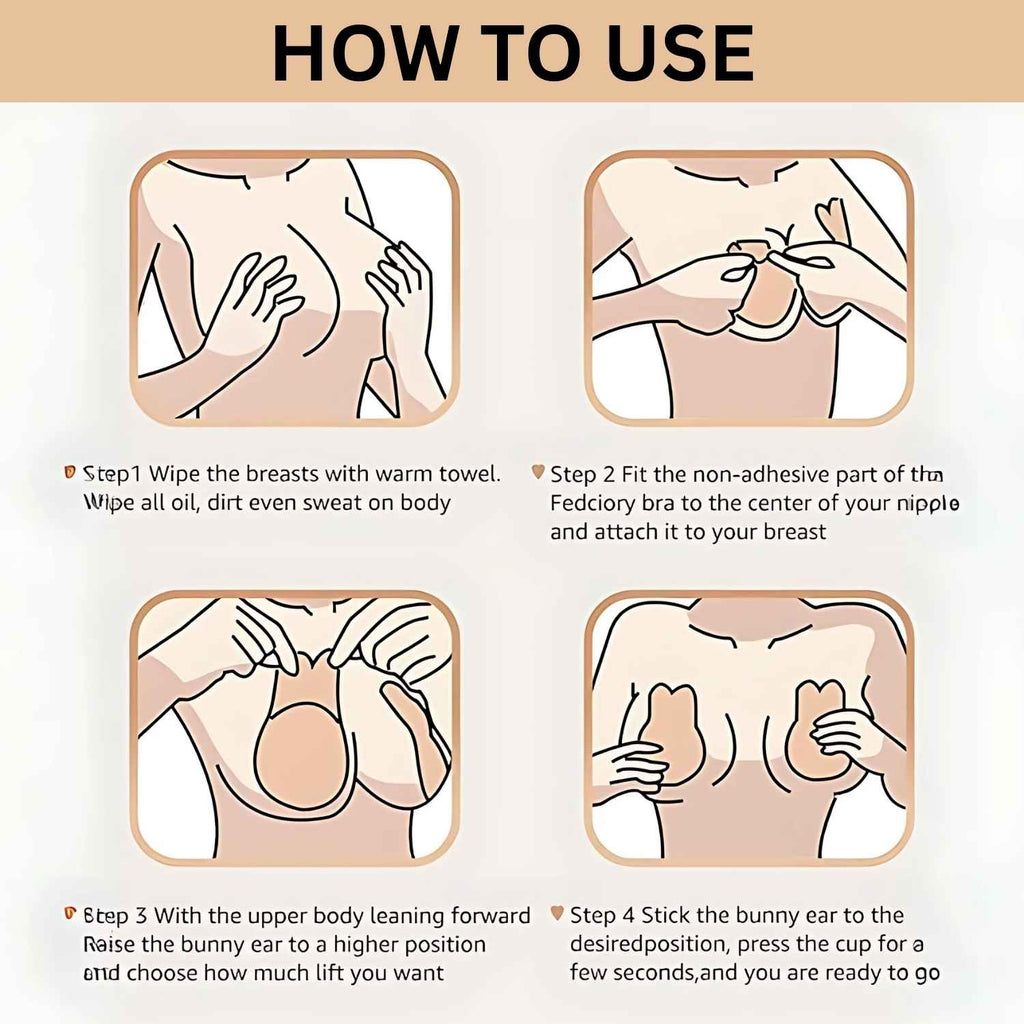 Push-Up Breast Lift Tape – Invisible Lift & Support