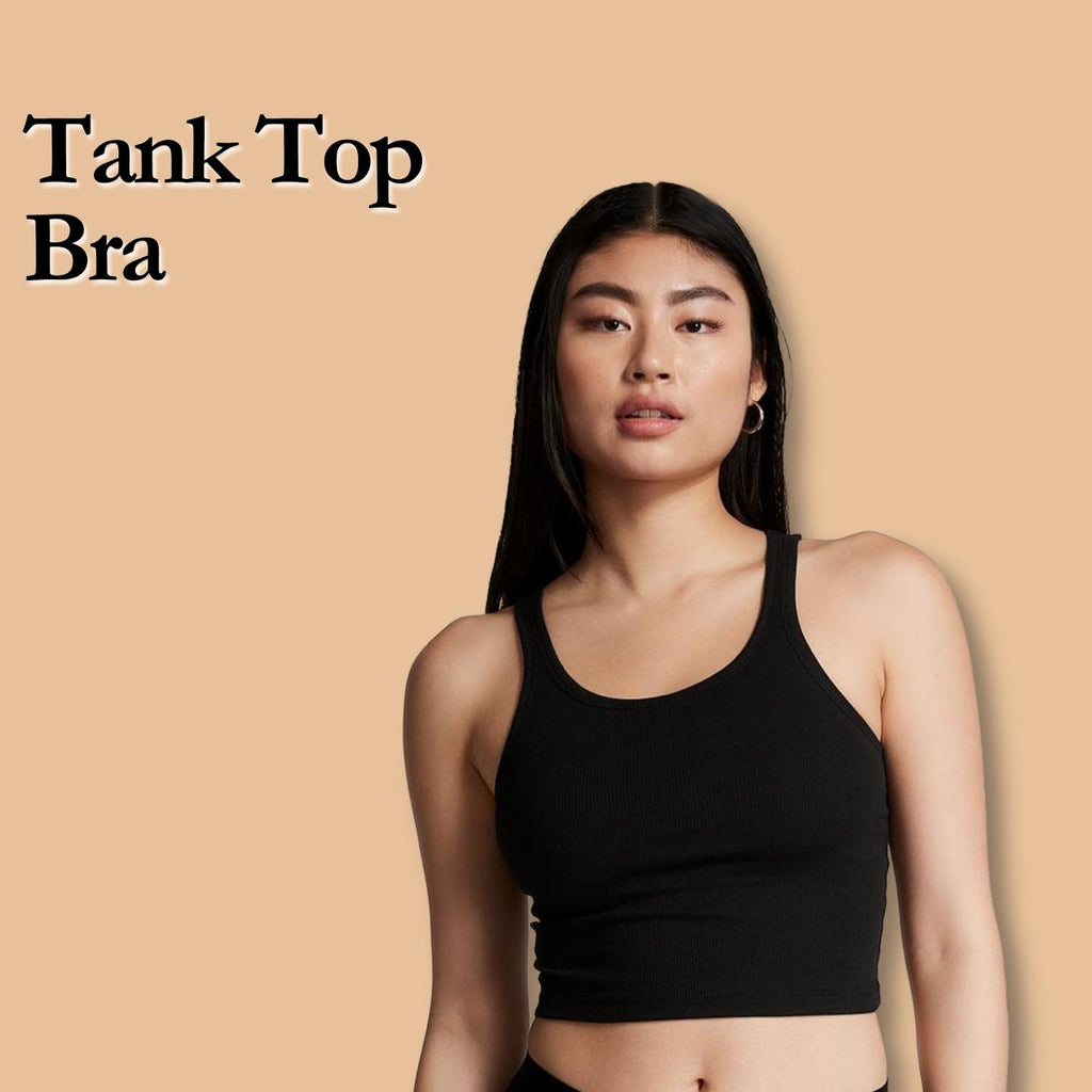 Women’s Padded Shelf Bra Tank Top – Soft, Supportive & Stylish