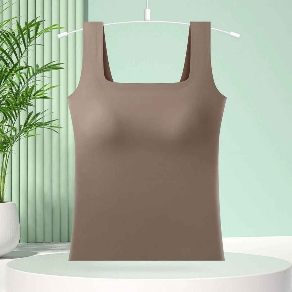 Women’s Padded Shelf Bra Tank Top – Soft, Supportive & Stylish
