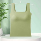 Women’s Padded Shelf Bra Tank Top – Soft, Supportive & Stylish